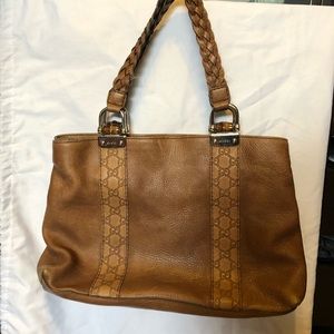 Gucci Libeccio Bamboo Bar Tote